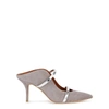 MALONE SOULIERS MALONE SOULIERS BY ROY LUWOLT MAUREEN 70 GREY SUEDE MULES