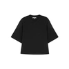 Cotton Citizen Black Tokyo Crop T-shirt In Black