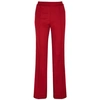 MONCLER DARK RED JERSEY SWEATPANTS, SWEATPANTS, RED, STRIPED SIDE,2803759