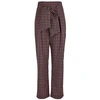 PAPER LONDON GERMINI CHECKED WOOL-BLEND TROUSERS
