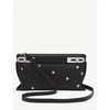LOEWE BLACK AND SILVER STARS MISSY SMALL LEATHER BAG