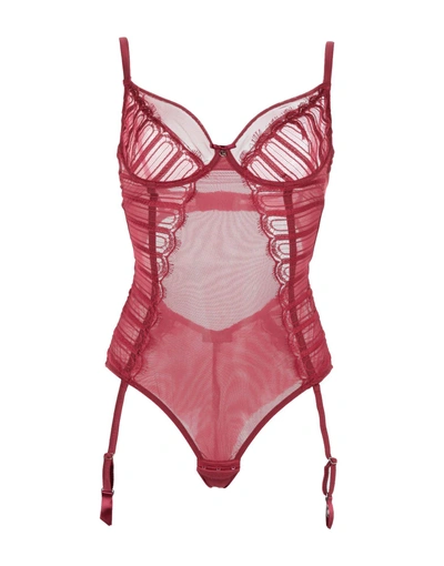 Christies Bodysuit In Maroon