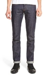 NAKED AND FAMOUS SUPER SKINNY GUY SKINNY FIT SELVEDGE JEANS,018530