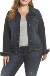 SLINK JEANS STRETCH DENIM JACKET,FA144BL605