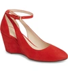 COLE HAAN LACEY CUTOUT WEDGE PUMP,W14055