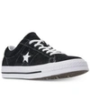 Converse Black One Star Academy Pro Suede Low Top Sneakers In  Black