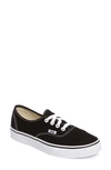 Vans Authentic Plimsolls In Black In Black