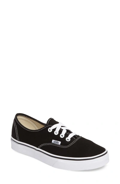 Vans Authentic Plimsolls In Black