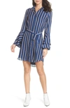CHARLES HENRY TIERED BELL SLEEVE SHIRTDRESS,90861CH-FTM
