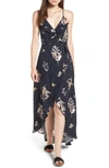 LOST + WANDER CATALINA MAXI WRAP DRESS,LDB62754