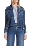 FRAME FLOUNCE DENIM JACKET,FJK415