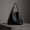 BURBERRY The Large Leather Grommet Detail Tote,40783731