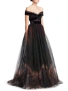 ELIE SAAB Tulle & Lace Full Skirted Gown