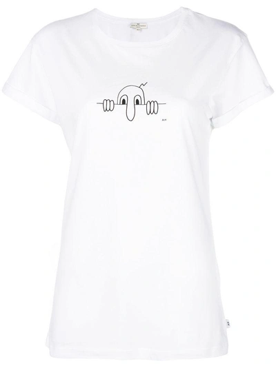 Anya Hindmarch Illustrated Print T-shirt - White
