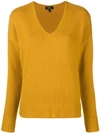 Theory Classic Sweater In Yellow