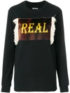 HOUSE OF HOLLAND HOUSE OF HOLLAND REAL SWEATSHIRT - BLACK