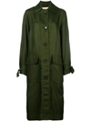 CHRISTIAN WIJNANTS CHRISTIAN WIJNANTS OVERSIZED LONG COAT - GREEN