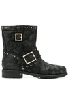 JIMMY CHOO STAR EMBELLISHED BOOTS