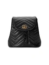 GUCCI MARMONT QUILTED LEATHER BACKPACK,528129 DRW4T