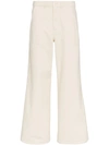 GANNI BLUEBELL WIDE LEG TROUSERS