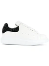 ALEXANDER MCQUEEN EMBELLISHED LACE UP SNEAKERS