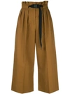 KENZO CROPPED HIGH WAISTED TROUSERS