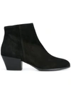 HOGAN BLOCK HEEL ANKLE BOOTS