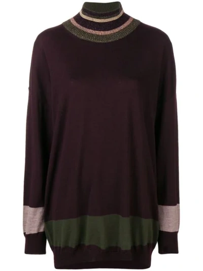 Antonio Marras Oversized Jumper In Purple