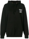 HOUSE OF HOLLAND HOUSE OF HOLLAND DELETE YOUR IDOLS HOODIE - BLACK
