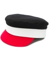 RUSLAN BAGINSKIY RUSLAN BAGINSKIY BAKER BOY CAP - BLACK