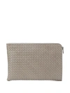 BOTTEGA VENETA INTRECCIATO WEAVE CLUTCH BAG