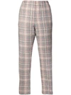 PINKO CHECKED TROUSERS