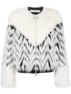 GIVENCHY FAUX FUR PATCHWORK BOMBER