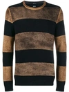 AVANT TOI OVERDYED STRIPED SWEATER