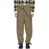 JW ANDERSON Khaki Dyed Army Trousers