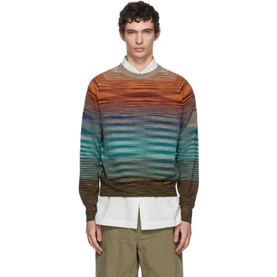Missoni Wool Crew-neck Sweater In Multicolor