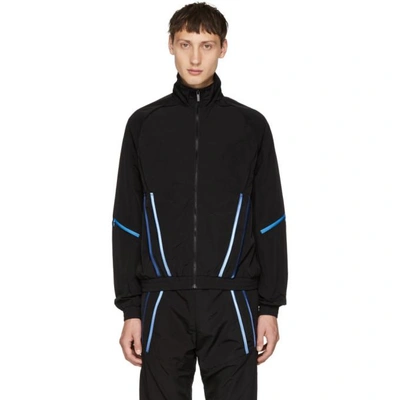 Cottweiler Signature 3.0 Contrast-trim Shell Track Jacket In Black