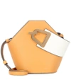 Danse Lente Johnny Mini Smooth And Textured-leather Bucket Bag In Female