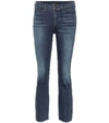 3X1 W2 CROPPED MID-RISE BOOTCUT JEANS,P00322445