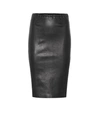 STOULS GILDA LEATHER PENCIL SKIRT,P00333204