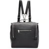 MCQ BY ALEXANDER MCQUEEN MCQ ALEXANDER MCQUEEN BLACK CONVERTIBLE BACKPACK