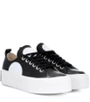 MCQ BY ALEXANDER MCQUEEN LEATHER PLATFORM SNEAKERS,P00318011