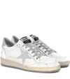 GOLDEN GOOSE BALL STAR LEATHER SNEAKERS,P00318048