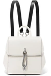 ALEXANDER WANG HOOK MINI SMOOTH AND TEXTURED-LEATHER BACKPACK