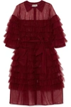 MOLLY GODDARD KIZZY RUFFLED TULLE COAT