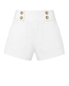10 CROSBY White Denim Sailor Shorts,TP81603DW