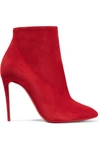 CHRISTIAN LOUBOUTIN ELOISE 100 SUEDE ANKLE BOOTS