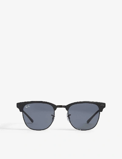 Ray Ban Clubmaster Sunglasses 0rb3716 In Black