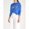 TOMMY JEANS SIGNATURE-EMBROIDERY COTTON-JERSEY SWEATSHIRT