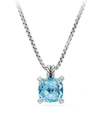 David Yurman Women's Châtelaine Pendant Necklace With Gemstone & Diamonds/11mm In Black Onyx
